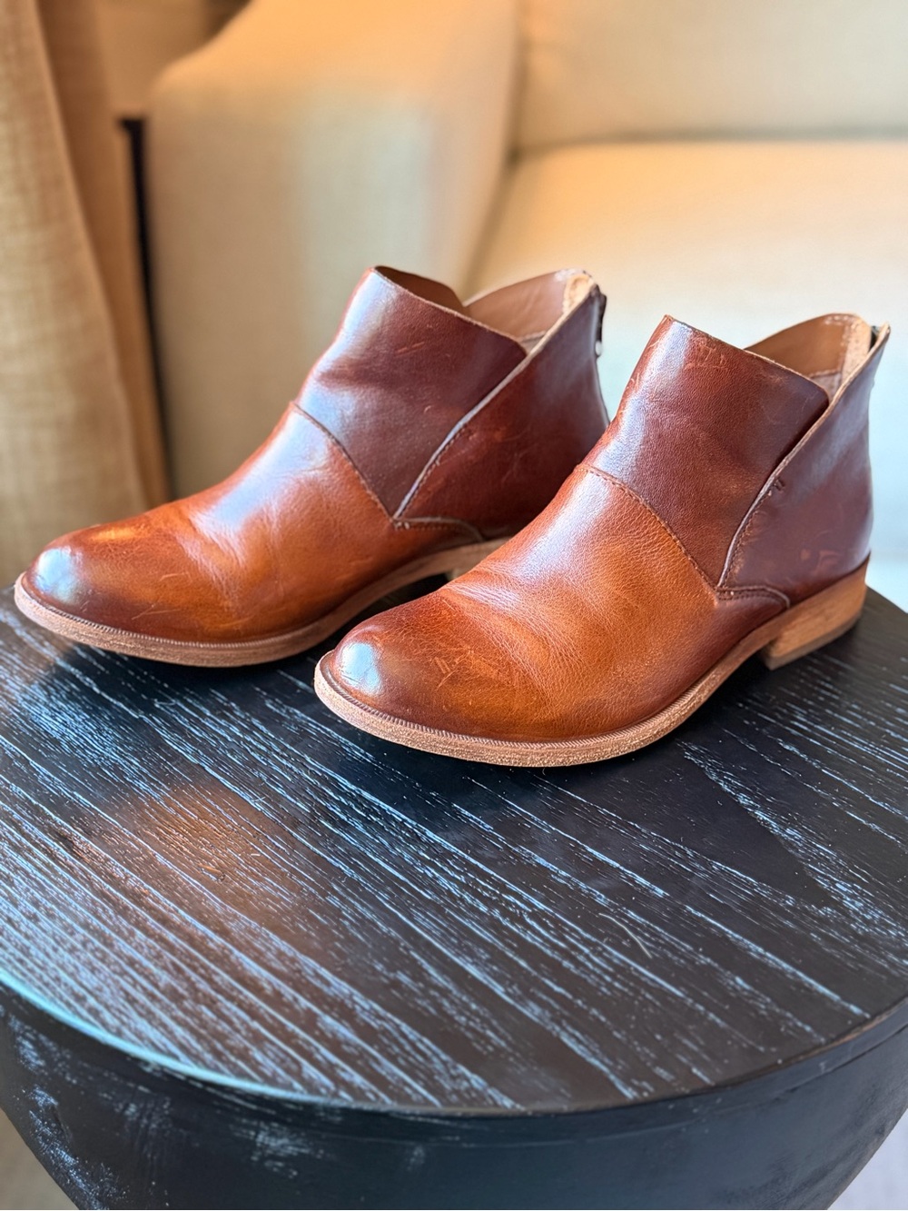 Kork-Ease Women's Ryder Leather Ankle Booties - Picture 2 of 8